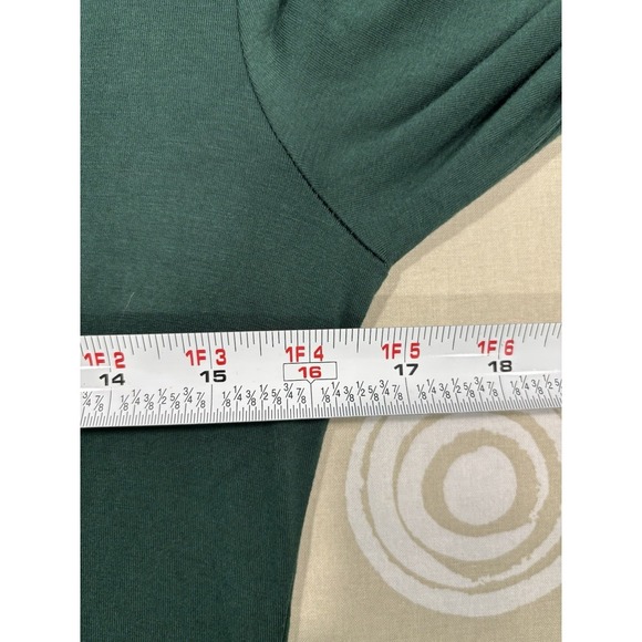 NEW Verdusa Green Long Sleeve Maxi Going Out Dress Ruched Side Slit Bodycon L - Picture 7 of 8